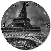 Cakasaat Eiffel Kulesi Ahşap Duvar Saati