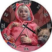 Cakasaat Harley Quinn Sırtlan Yırtıcı Kuş Duvar Saati