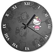 Cakasaat Hello Kitty Alice Tasarım Duvar Saati