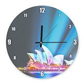 Cakasaat Sydney Opera Binası Gece Görünüş Duvar Saati