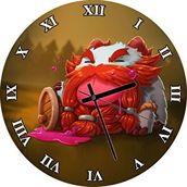 Cakatablo League of Legends Poro Gragas Duvar Saati