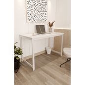 Çalışma Masası Bilgisayar Ofis Masası 60 X 120 Cm Beyaz - Beyaz