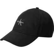 Calvin Klein Erkek Mono Logo Panel Pamuklu Şapka, Siyah (Siyah), Tek Beden, siyah siyah), One Size