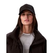 Calvin Klein Kadın Emblem Print Şapka,Siyah Standart