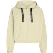 Calvin Klein Logo Drawstring Windbreaker Yeşil Kadın Mont