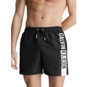 Calvin Klein Medium Drawstring-Graphic Erkek Mayo, Siyah, S