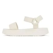 Calvin Klein Sandal Velcro Webbing MG Bej Kadın Sandalet
