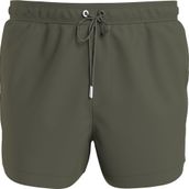 Calvin Klein Short Drawstring Erkek Mayo, Yeşil (Battle Green), S