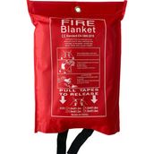 Cam Elyafı Fiberglass Yangın Battaniyesi Fire Blanket Cepli Model - 150x180cm