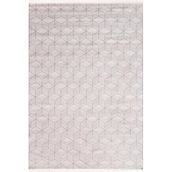 Çam Halı Norm 6211 Beyaz 80x150 cm Romans Halı Modern Desenli Makine Halısı