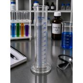 Cam Mezür 500 ml Uzun Form A Kalite Borosilikat Laboratuvara Uygun 1 Adet