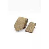 Camel Desenli 6 Cm Kravat