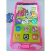 Can Ali Toys Oyuncak Dokumatik Cep Telefonu / Tablet Sesli 12 Fonksiyonlu Eğitici Oyun Butonları 3D - Renkli