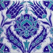 Can Seramik Cç54 Kütahya Çini 5'li 20x20 cm Karo