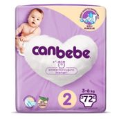 Canbebe No:2 Mini 72 Adet Bebek Bezi