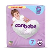Canbebe No:7 XXLarge 32 Adet Bebek Bezi