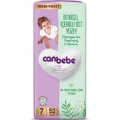 Canbebe No:7 XXLarge 52 Adet Bebek Bezi