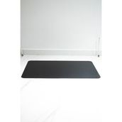 Çancı Siyah Kuzine Soba Tablası Altlığı (Temizliği Kolay Düz Estetik Standart Kuzine Tablası) 90 cm x 65 cm
