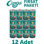 Cango Kuzulu Yetişkin 12x415 gr Yaş Kedi Mama