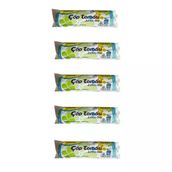 Canhome 10 Adetlik 5 Rulo Jumbo Boy Mavi 80x110 cm 80 lt Çöp Poşeti