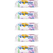 Canhome 40 Adetlik 5 Rulo Beyaz Mini Küçük Boy 40x50 cm 30 lt Çöp Poşeti