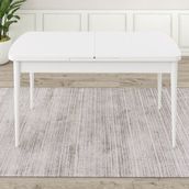 Canisa Concept Kar 80x132 CM Açılabilir Beyaz Yemek Masası