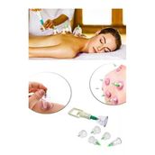 Canlipetshop 6 Lı Masaj Seti Hacamat Kupası Seti Vakumlu Masaj Seti Masaj Aleti