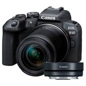 Canon EOS R10 + 18-150mm Lens + Mount Adaptörlü Aynasız Fotoğraf Makinesi