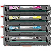 Canon i-Sensys MF643CDW CRG054 CMYK 4 Renk Muadil Toner Seti