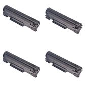 Canon Neon CRG 737 Bk 4'lü Ekonomik Paket Muadil Yazıcı Kartuş