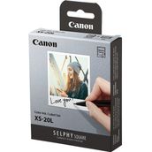 CANON Selphy QX10 COLOR INK/LABEL SET XS-20L Fotoğraf Kağıdı Beyaz