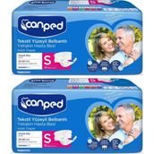 Canped 60 Adet S Belbantlı Tekstil Yüzey Hasta Bezi