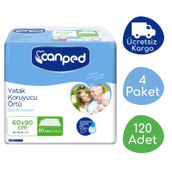 Canped 60x90 CM 120 Adet Yatak Koruyucu Örtü