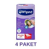 Canped 80x180 cm 4x10 Adet Yatak Koruyucu Örtü