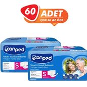 Canped Küçük (S) 60 Adet Belbantlı Hasta Bezi
