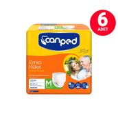 Canped Orta M 6 Paket 60 Adet 80-120 cm Emici Külot Hasta Bezi