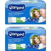Canped Orta (M) 60 Adet Belbantlı Hasta Bezi
