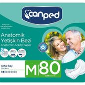 Canped Orta (M) 80 Adet Anatomik Yetişkin Hasta Bezi