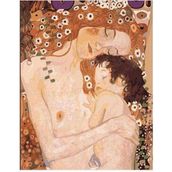 Canvas Hobby Gustav Klimt Anne ve Çocuk Kasnaklı 40x50 cm Sayılarla Boyama Seti