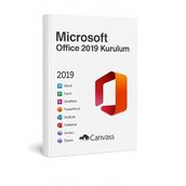 Canvass Office 2019 Kurulum ve Etkinleştirme Lisansı Hediyeli, Microsoft Office 2019 Professional Plus İçin