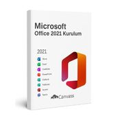 Canvass Office 2021 Kurulum ve Etkinleştirme Lisansı Hediyeli, Microsoft Office 2021 Professional Plus İçin