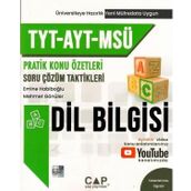 Çap Yayınları TYT AYT MSÜ Dil Bilgisi Konu Özetleri Soru Çözüm Taktikleri Kitabı