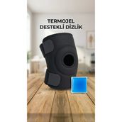 Çapraz Bağ Destekli Ortopedik Diz Korsesi Menisküs Dizlik Termojel Hediyeli
