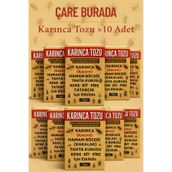 Çare Burada karıncatozu10adet Karınca Tozu ×10 Adet (Kene & Bit & Pire & Tahta Kurusu & Hamam Böceği)
