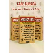 Çare Burada karıncatozu3adet Karınca Tozu ×3 Adet (Kene & Bit & Pire & Tahta Kurusu & Hamam Böceği)
