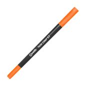 Caretta 65-08 0.4-1 Turuncu Çift Uçlu Keçeli Kalem