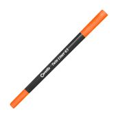 Caretta 65-40 0.4-1 mm Fosforlu Turuncu Çift Uçlu Keçeli Kalem