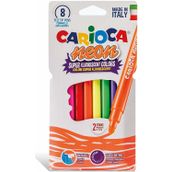 Carioca Fosforlu Yıkanabilir 8'li Keçeli Boya Kalemi