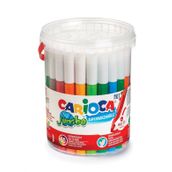 Carioca Süper Jumbo Yıkanabilir 50'li Keçeli Boya Kalemi