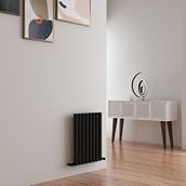 Carisa Tallis Double 60x47 cm Kumlu Siyah Alüminyum Radyatör